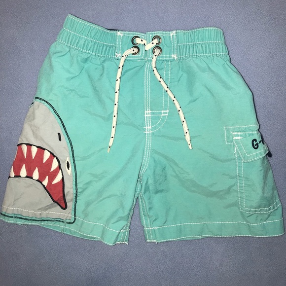 baby shark swim trunks 18 months